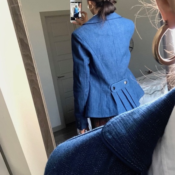 J. Peterman Denim Blazer “Almost Newtonian” - Picture 4 of 11